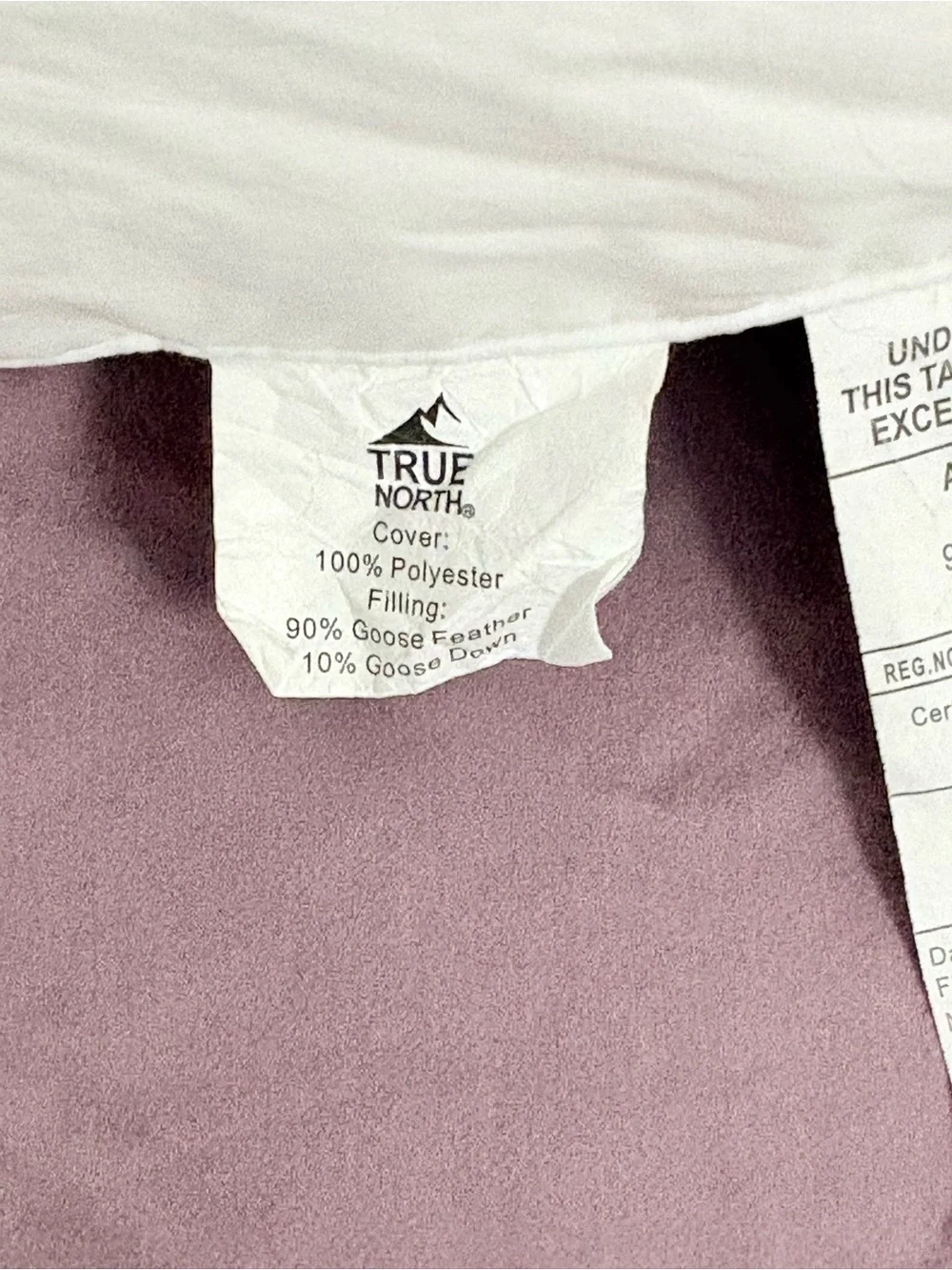 True North Queen Goose Down Feather Comforter Duvet Insert White